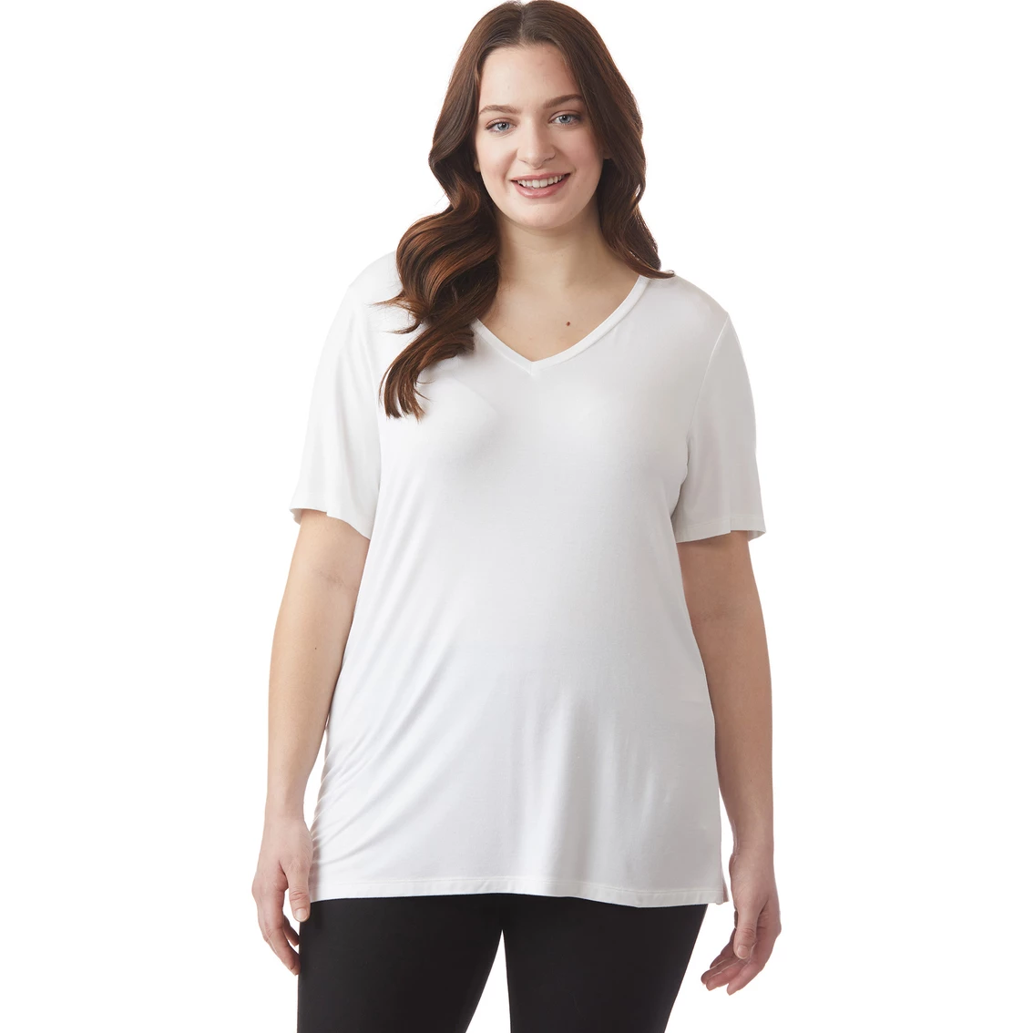 Discount π― JW Plus Size V Neck Tee β - Image 2