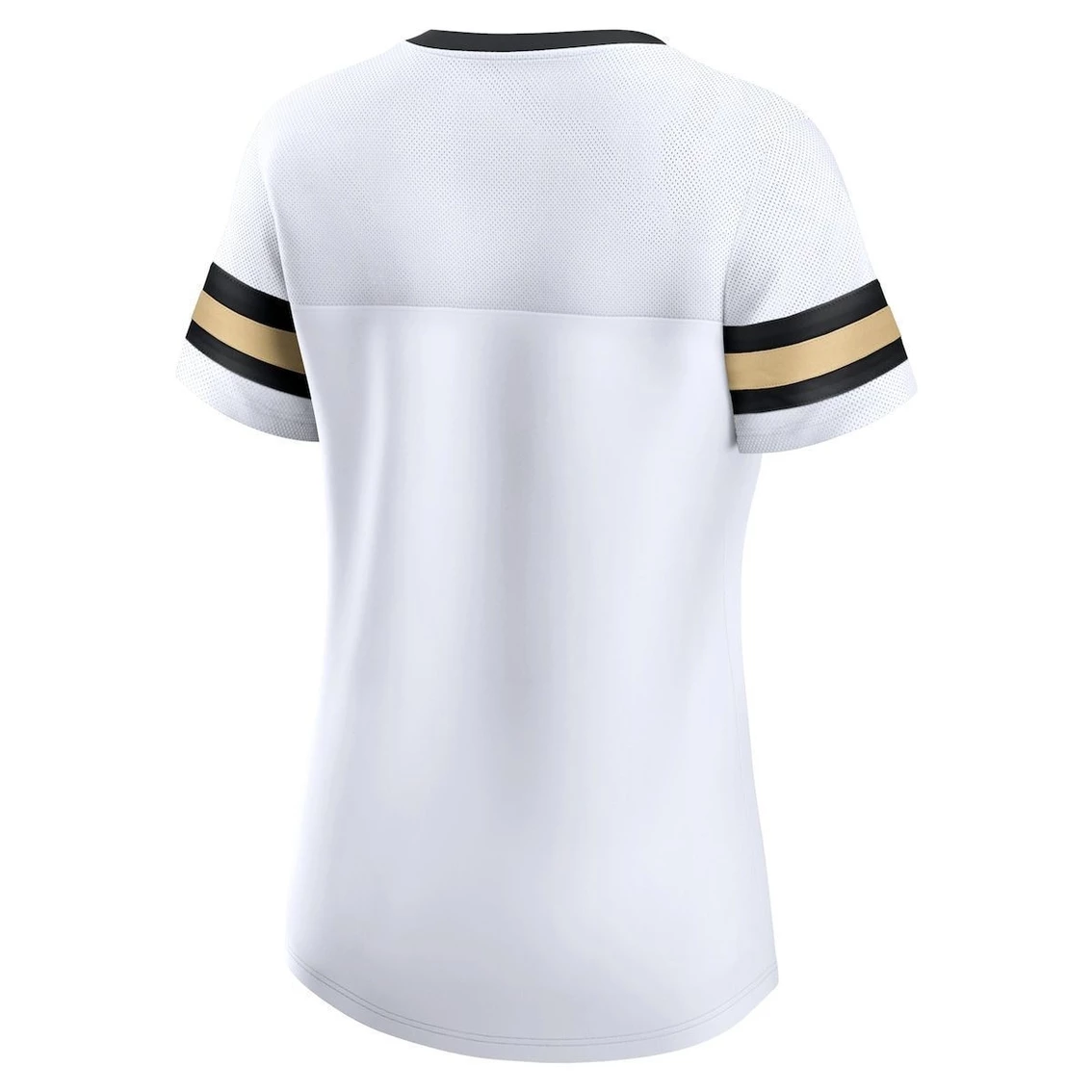 Wholesale β Women's Fanatics Branded White New Orleans Saints Sunday Best Lace-Up T-Shirt β€οΈ - Image 4