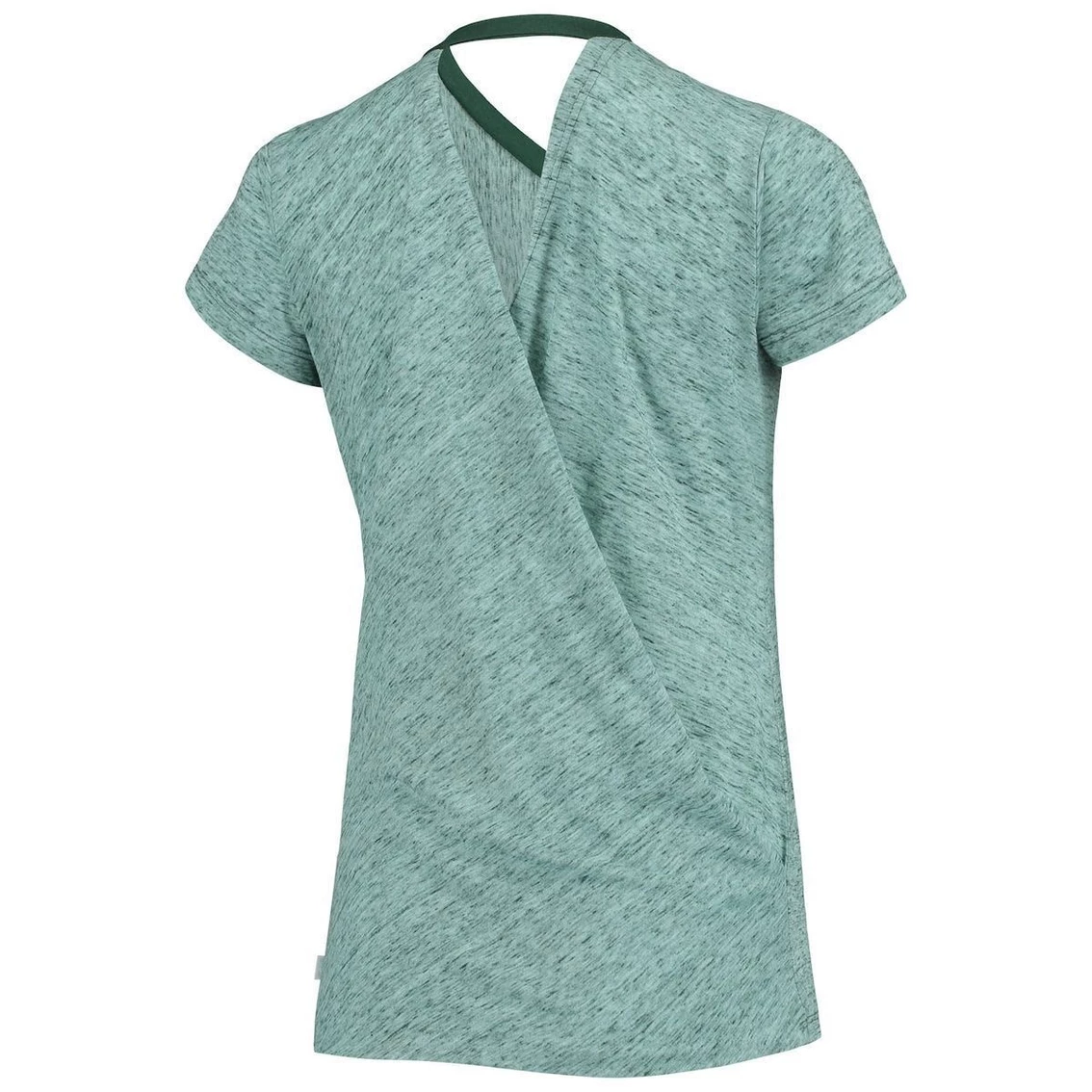 Coupon β Women's Touch Green Oakland Athletics Hail Mary Back Wrap Space-Dye V-Neck T-Shirt π― - Image 4