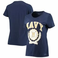 Discount ❤️ Women's Under Armour Navy Navy Midshipmen T-Shirt 🔥