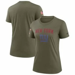 Promo β¨ Women's Nike Olive New York Giants 2022 Salute To Service Legend T-Shirt π